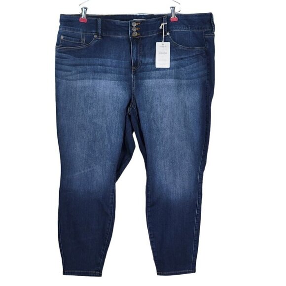 Torrid Jegging Jeans Size 26 High Rise Skinny Super Stretch Cascade Blue New - Picture 16 of 16